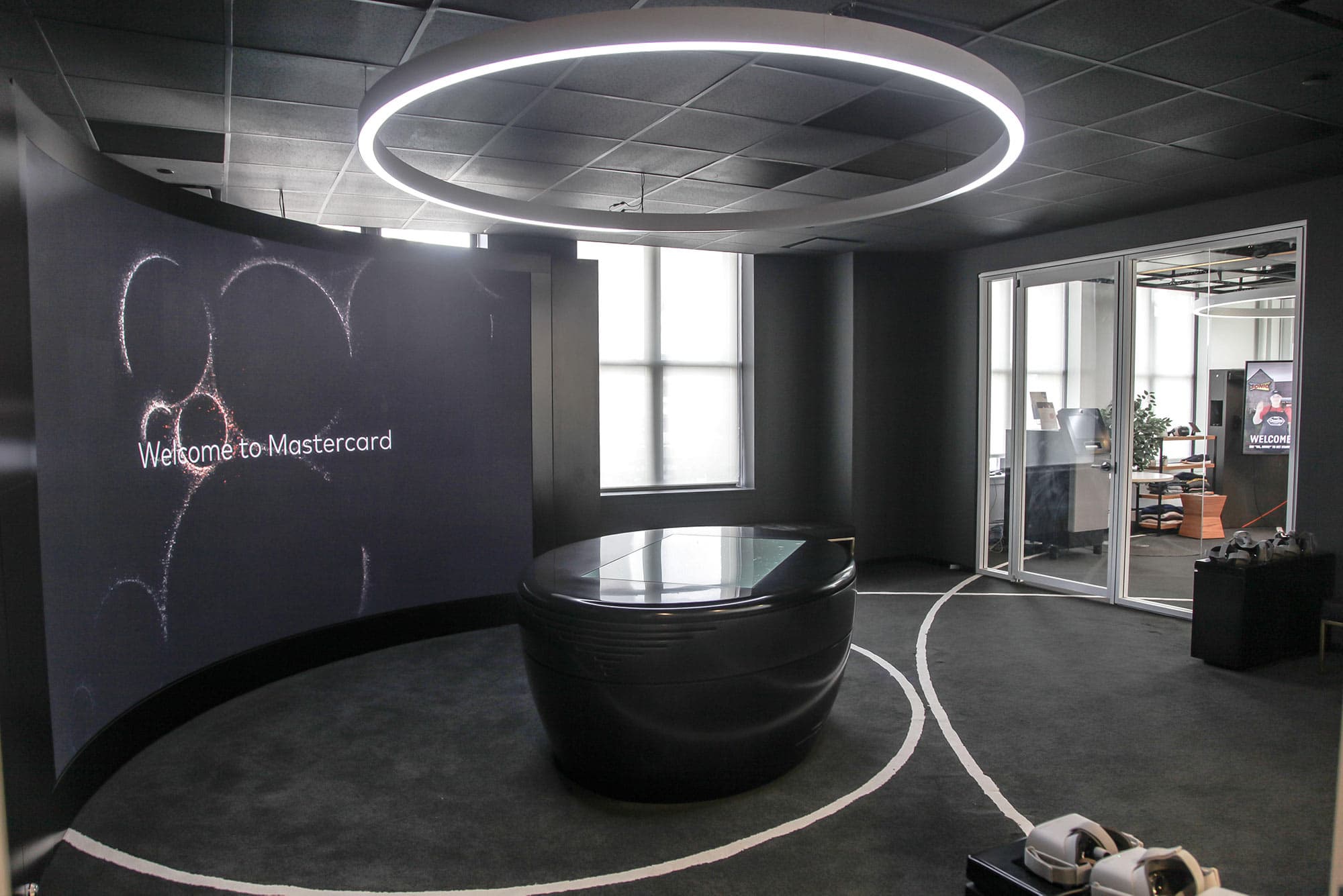 Mastercard Experience Centre, St Leonards — Welcome to Mastercard immersive room